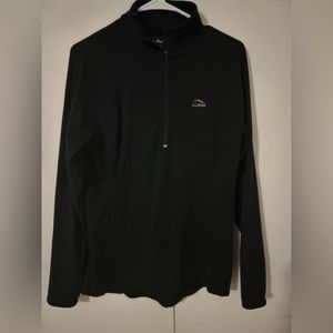 LL Bean quarterzip black